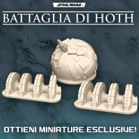Star Wars - Battaglia di Hoth - Set di 3 Miniature Esclusive (Promo Hobby Next)