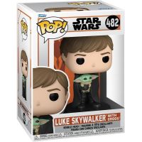 Funko Pop! - Star Wars Mandalorian - Luke with Grogu - Numero 482