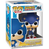 Funko Pop! - Sonic The Hedgehog - Sonic with Emerald - Numero 284