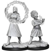 Orco Mago Femmina (Rootha) e Umano Mago Femmina (Zimone) - 2 Miniature Magic the Gathering W15