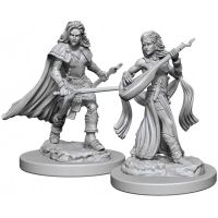 Bardo Umano Femmina - 2 Miniature Pathfinder Deep Cuts