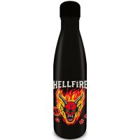 Stranger Things - Borraccia in Metallo 540ml - Hellfire Club (Nera)