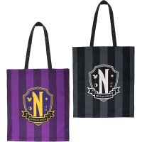 Mercoledì - Borsa in Tela Nevermore Academy