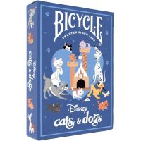 Carte Bicycle - Disney Cats & Dogs