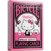 Carte Bicycle - Hello Kitty Black and Pink