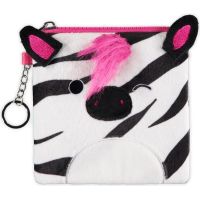 Squishmallows - Portafoglio di Peluche - Tracey The Zebra