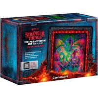 Stranger Things - Metamorphic Art Collection - The Upside Down - Puzzle Interattivo con Cornice 520 Pezzi