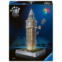 Puzzle 3D Monumenti - Big Ben con Led- 235 Pezzi
