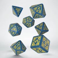 Set di 7 Dadi - Arcade Blue & Yellow Dice Set