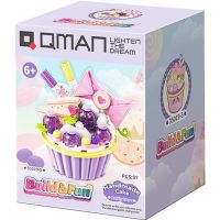 Qman Handmade Cake - Cuddly Grape - Build & Fun Dessert Keeppley
