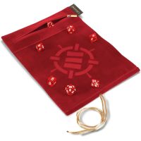 Tappetino e Custodia Roll on a Scroll + Set di 7 Dadi - Rosso - Enhance