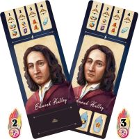 Galileo Galilei - Edmond Halley - Plancia Personaggio Promo