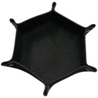 Vassoio Lanciadadi Esagonale - Nero