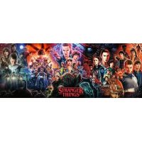 Puzzle Stranger Things Panorama - 1000 Pezzi