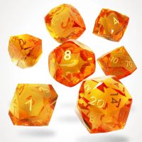 Set di 7 Dadi Deluxe - Solshard Sharp Edge Resin RPG Dice Set