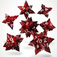 Set di 7 Dadi Deluxe - Bane's Inferno Metal RPG Dice Set