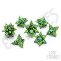Set di 7 Dadi Deluxe - Unholy Bane Metal RPG Dice Set