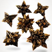 Set di 7 Dadi Deluxe - Brutal Bane Metal RPG Dice Set