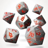 Set di 7 Dadi Deluxe - Rifted Blade Metal RPG Dice Set