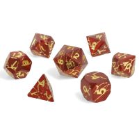 Set di 7 Dadi Deluxe - Mercury Fang Metal RPG Dice Set