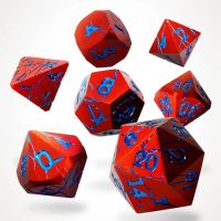 Set di 7 Dadi Deluxe - Ruptured Hell Metal RPG Dice Set