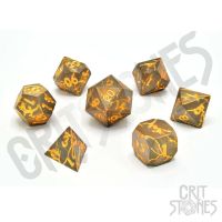 Set di 7 Dadi Deluxe - Marred Midas Metal RPG Dice Set