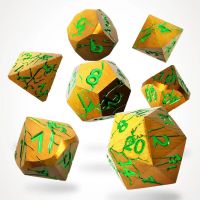 Set di 7 Dadi Deluxe - Gorgon Gaze Metal RPG Dice Set