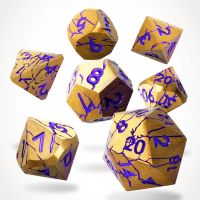 Set di 7 Dadi Deluxe - Shattered Sigils Metal RPG Dice Set