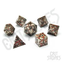 Set di 7 Dadi Deluxe - Pyroclasmic Metal RPG Dice Set