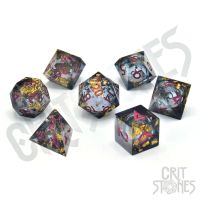 Set di 7 Dadi Deluxe - Void Vessels Liquid Core RPG Dice Set