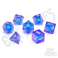 Set di 7 Dadi Deluxe - Blue Bane Liquid Core RPG Dice Set