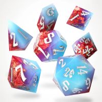 Set di 7 Dadi Deluxe - Spring Bliss Sharp Edge Resin RPG Dice Set