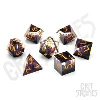 Set di 7 Dadi Deluxe - ShadowSpire Sharp Edge Resin RPG Dice Set