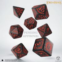 Set di 7 Dadi - The Lord of the Rings - Mordor Dice Set