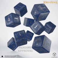 Set di 10 Dadi a 6 Facce - The Lord of the Rings - Gondor Dice Set