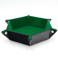 CritStones Foldable Dice Tray - Green