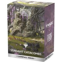 100 Bustine Standard Dragon Shield Matte Dual Art Sleeves - Landfall Series - Verdant Catacombs