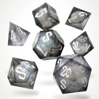 Set di 7 Dadi Deluxe - Nebula Night Liquid Core RPG Dice Set