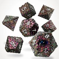 Set di 7 Dadi Deluxe - Ignivarax Metal RPG Dice Set