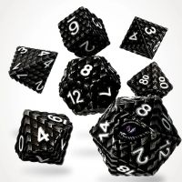 Set di 7 Dadi Deluxe - Voidraxius Metal RPG Dice Set