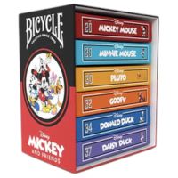 Cofanetto 6 Mazzi Carte Bicycle - Disney Mickey and Friends Box Set
