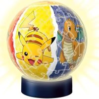 Puzzle Ball 3D - Nightlight Pokémon - 74 Pezzi