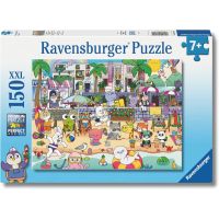 Puzzle Divertimento in Riva al Mare - 150 Pezzi XXL