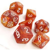 Set di Dadi Lustrous (Bronzo, Bianco)