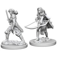 Pathfinder - Deep Cuts Miniatures - Human Female Fighter