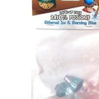 Set di Dadi 2D10 Hero Wizard (Ethereal Ice, Burning Blue)