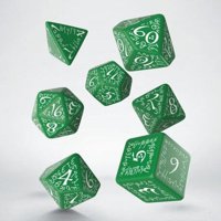 Set di Dadi Elvish (Verde, Bianco)