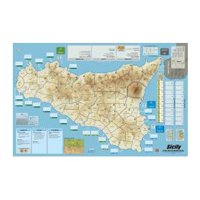 FAB - Sicily - Mounted Map