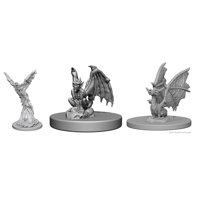 Nolzur's Marvelous Miniatures - Familiars (firebat, imp, pseudo dragon)