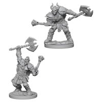Pathfinder - Deep Cuts Miniatures - Half-Orc Male Barbarian